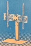 Fitueyes Universal Standing Adjustable Tv Mount Black TT103701GB. Fixed Price $40.00.