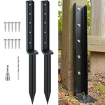 One-piece Fence Post Repair Kit 2-PACK Heavy Duty Anchor 32IN Metal Stur.... Fixed Price $106.47.
