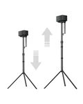Ultimea Adjustable Speaker Stands Pair, Height 24.4"-36.6", Floor For .... Fixed Price $78.63.