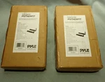 Lot Of 4 ( 2 In Each Box) Pyle PSTNDW17 Universal Wall Mount. Fixed Price $49.00.