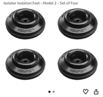 Vibrapod Isolator Isolation Feet Model 2 Set Of Four. Fixed Price $21.49.