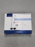 Satellite Speaker Stands 28 38" Adjustable Height Insignia NS-SPST2. Fixed Price $31.97.