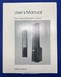 Original Martin Logan The Aerius Speaker System User's Manual. Fixed Price $19.95.