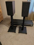 Jamo S803 Bookshelf With Sanus 26" Steel Stands - Local Pickup. Fixed Price $165.00.
