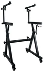 Rockville Z45W Z-style 2-TIER Keyboard Stand+wheels Fits Gsi DMC-122. Fixed Price $94.95.