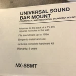 Avarro Universal Sound Bar Mount Kit Nx-sbmt (uw). Fixed Price $20.00.