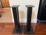 Bookshelf Stands Metal Black For Tannoy Other - Pair. Fixed Price $225.00.