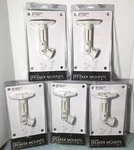Set Of 5 Vantage Point Sats-w Satellite Series White Speaker Mounts Universal. Fixed Price $40.00.