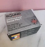 Soundbass Wall Mount Bracket For Sonos PLAY:1 Speaker White Adjustable Swivel. Fixed Price $25.95.