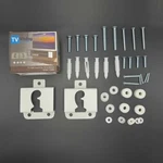 Universal Minimalist Wall Mount Tv Bracket Tilting Vesa Fits 19" - 65" Lcd Led. Fixed Price $18.75.