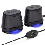 Black SB2 Pc Gaming Speakers Blue Led 2.0 Usb Powered 10W 3.5MM Wired Audio. Fixed Price $39.61.