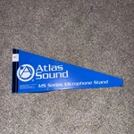 New Atlas Sound MS-12CE Low-profile Round Base Mic Stand Ebony. Fixed Price $40.00.