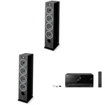 Focal Vestia NO3 Black Floorstanding Speakers (pair) With RX-A8A Receiver Bundle. Fixed Price $5069.99.
