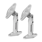 2 Pcs White Universal Wall Or Ceiling Satellite Speaker Mount Bracket Fits Bose. Fixed Price $114.85.
