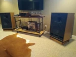 Custom Made Cherry Wood Speaker Stands For Klipsch Cornwalls Fast Free Shipping!. Fixed Price $399.95.