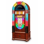 Crosley Digital Led Jukebox With Bluetooth - Walnut Stand. Fixed Price $1595.95.