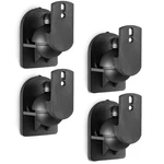 Versatile Black Speaker Wall Mount Brackets For Bookshelf And Surround Sound. Fixed Price $65.95.
