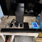 Samsung 5.1 Ch Soundbar W/ Sub & Speakers Dolby Audio Surround HW-B750D. Fixed Price $130.00.