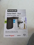 Sanus Outlet Shelf Black LOS1-B1 Legrand. Fixed Price $20.00.