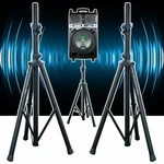 Pair Emb TSS3 Pro Adjustable Heavy Duty Tripod Speaker Stands For Dj, Home. Fixed Price $69.99.