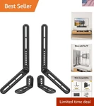 Bracket For Mounting Above Under Tv Fits Most Of Bars.... Fixed Price $39.94.