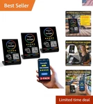 Google Stand 3-PACK Tap For Instant Nfc Qr All Phones. Fixed Price $101.94.