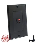 Diytech 2 Pack Black Speaker Wall Plate Plug Wire Connector. Fixed Price $27.99.