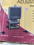 Pair Of Sanus Adjustable Speaker Stands / HTB2 Old New Stock. Fixed Price $59.95.