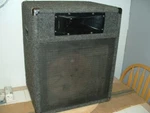 Sonic 2-WAY Speaker, Carpeted, Black, Needs Repair, Horn Works, Missing 12". Fixed Price $8.00.