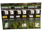 Lot Of 3 Hangman Keyhole Speaker Hanging Kit With Locator And Level - KSH4 New. Fixed Price $14.99.