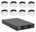 (8) Jbl Control 426LP 6.5" Low Profile 70V Commercial Ceiling Speakers+crown Amp. Fixed Price $3850.96.