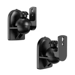Swiveltilt Black Speaker Wall Mounts - 2 Pack For 7.7 Lbs Capacity. Fixed Price $35.95.