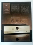 Conrad Johnson Oem Product Brochure ET-5 Tube Pre-amplifier Nice!. Fixed Price $22.00.