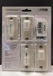 Canton Cantomount Speaker Wall - White (six Pack) **new Old Stock**. Fixed Price $99.00.