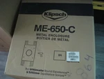 New In Box Klipsch ME-650-C Fire-rated Speaker Enclosure More Availiable. Fixed Price $99.00.
