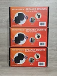 3 Pairs Adjustable Surround Sound Satellite Speaker Brackets Wall Mount. Fixed Price $24.71.