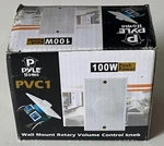 Pyle Home PVC1 Wall Mount Rotary Volume Control Knob - 100W (white) New. Fixed Price $22.46.