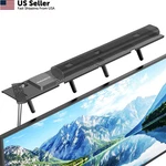 Soundbar Mount, No Drilling Steel Tv Top Shelf Fits Most Of 33.8", Black. Fixed Price $36.66.