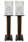 (2) Rockville 28" 2-TONE Studio Monitor Speaker Stands For Adam Audio A5X. Fixed Price $99.95.
