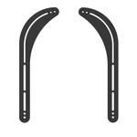 Universal Steel Speaker Bracket Mount Above Below Tv. Fixed Price $19.99.