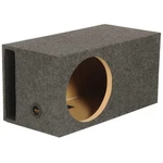 Qpower Single 12" Vented Heavy Duty Extra Large Carpeted Subwoofer Enclosure Box. Fixed Price $74.99.