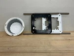 Quam ERD-8/SSB-2 12PK Tile And 8" Backbox Bundle Plates Are Mixed B/w. Fixed Price $100.00.