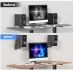 Suptek Large Dual Side Clamping Bookshelf Speaker Wall Mounting Bracket Xl. Fixed Price $49.81.