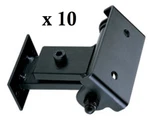 10 Pack Quik Lok QL-30 Steel Universal Speaker Wall Mount Lb Black Theater. Fixed Price $24.49.