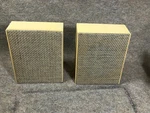 1 Pair 8" Wall System For Paging /music Ohms Speakers Free Shipp. Fixed Price $95.60.