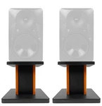 Rockville 8 Wood Studio Speaker Stands For Mackie MR624. Fixed Price $49.95.