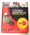 Omni AB1 Hts 5 Satellite Speaker Wall Mounting Kit Surround Sound Gray. Fixed Price $17.99.