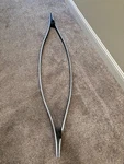 Samsung Plasma 75"TV Stand, Black Pedestal PN64D8500F, New, No Screws, Legs. Fixed Price $50.00.