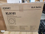 Qsc Active 18" Line Array Subwoofer Black Sealed Box KLA181-BK. Fixed Price $2399.99.