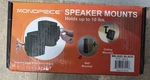 Nib (10) Sets Monoprice Adjustable Lb. Capacity Speaker Wall Mount Brackets. Fixed Price $99.50.